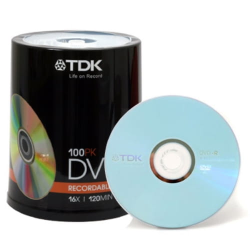Диск DVD+R TDK, 4.7GB, 16x, без конверта
