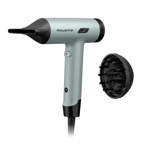 Фен Rowenta HY7120E0 зеленый/черный