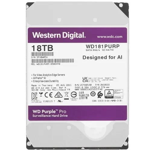 18 ТБ Жесткий диск WD Purple Pro [WD181PURP]