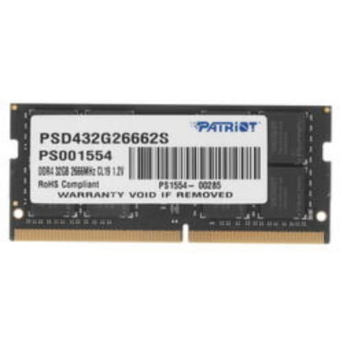 Оперативная память SODIMM Patriot Signature Line [PSD432G26662S] 32 ГБ