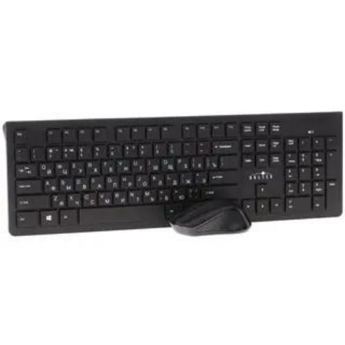 Клавиатура+мышь беспроводная Oklick 250M черный
