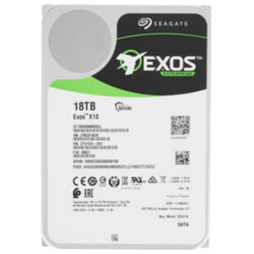 18 ТБ Жесткий диск Seagate Exos X18 [ST18000NM000J]