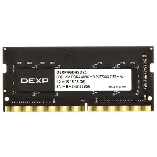 Оперативная память SODIMM DEXP [DEXP4GD4SD21] 4 ГБ