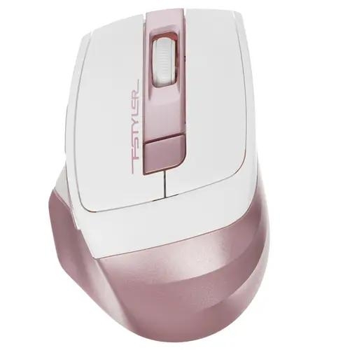 Мышь беспроводная A4Tech Fstyler FG35  розовый