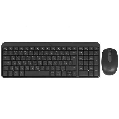 Клавиатура+мышь беспроводная   Logitech MK250 Compact черный