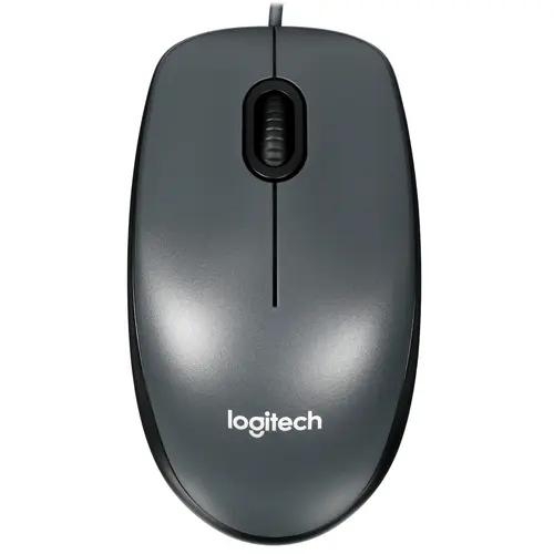 Мышь проводная Logitech M100 [910-005006] черный