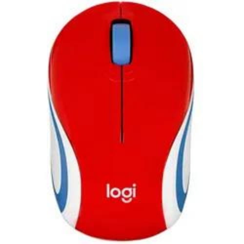 Мышь беспроводная Logitech Wireless Mini Mouse M187 [910-002732] красный
