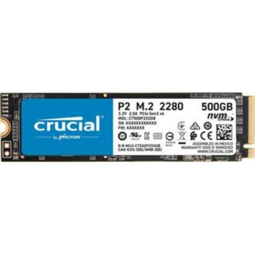 500 ГБ SSD M.2 накопитель Crucial P2 [CT500P2SSD8]