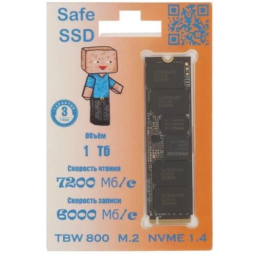 1000 ГБ M.2 NVMe накопитель SafeSSD Ultra [UL1000E18]