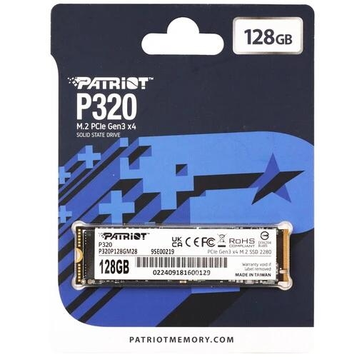 128 ГБ M.2 NVMe накопитель Patriot P320 [P320P128GM28]