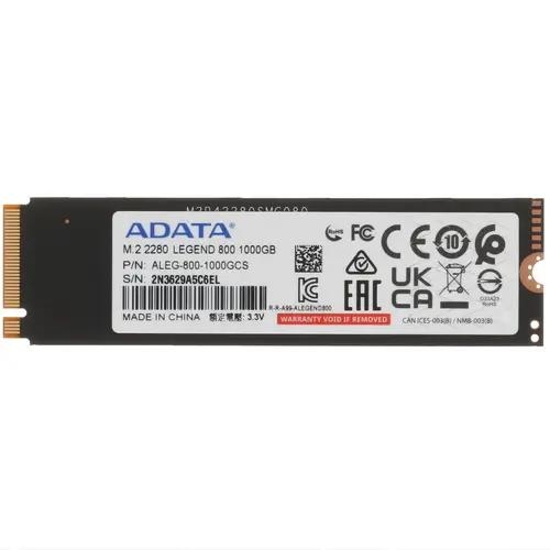 1000 ГБ SSD M.2 накопитель ADATA LEGEND 800 [ALEG-800-1000GCS]
