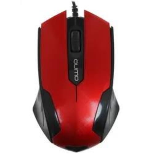 Мышь проводная QUMO Office M14 красный
