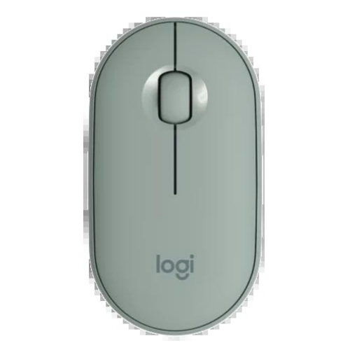 Мышь беспроводная Logitech M350 Pebble [910-005599] зеленый