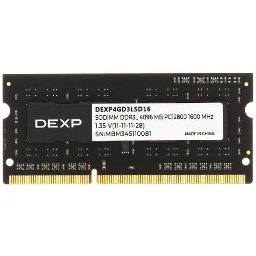 Оперативная память SODIMM DEXP [DEXP4GD3LSD16] 4 ГБ