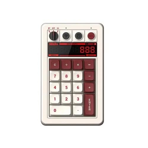 Цифровой блок проводная + беспроводная 8BitDo Retro Mechanical Numpad - Fami Edition