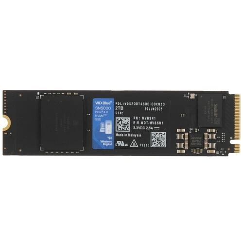 2000 ГБ M.2 NVMe накопитель WD Blue SN5000 [WDS200T4B0E]