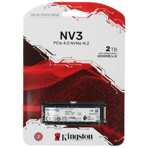 2000 ГБ M.2 NVMe накопитель Kingston NV3 [SNV3S/2000G]