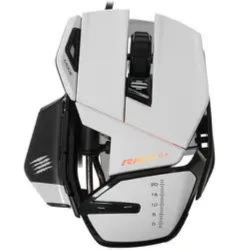 Мышь проводная Mad Catz R.A.T. 4+ [MR03MCINWH000-0] белый