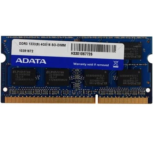 Оперативная память SODIMM ADATA [AD3S1333C4G9-B] 4 ГБ