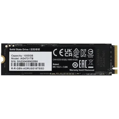 1000 ГБ SSD M.2 накопитель Gigabyte AORUS Gen4 7300 [AG4731TB]