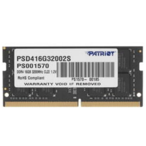Оперативная память SODIMM Patriot Signature Line [PSD416G32002S] 16 ГБ