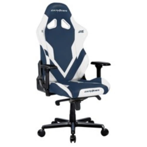 Кресло игровое DxRacer OH/G8200/BW белый, голубой