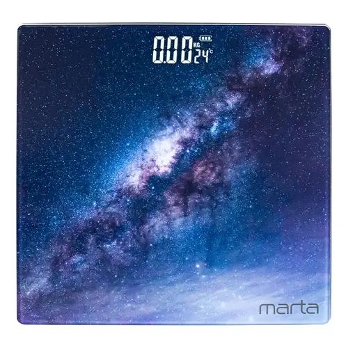 Весы Marta MT-SC3601 затемнение синий