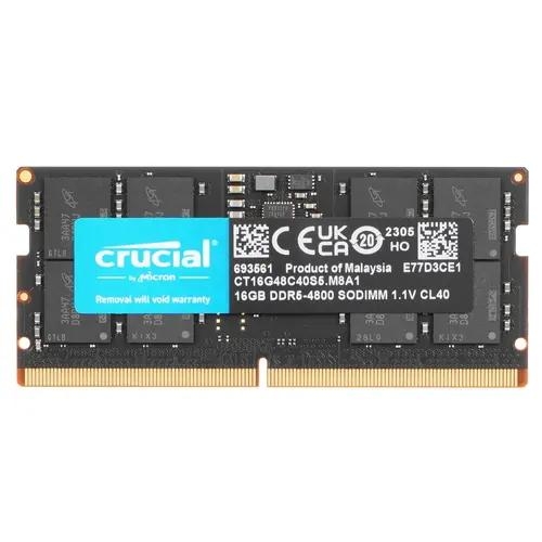 Оперативная память SODIMM Crucial [CT16G48C40S5] 16 ГБ