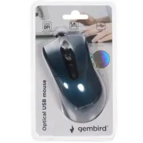 Мышь проводная Gembird MOP-415-B синий