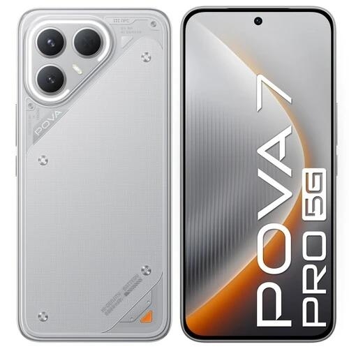6.78" Смартфон Tecno POVA 7 Pro 5G 256 ГБ серый