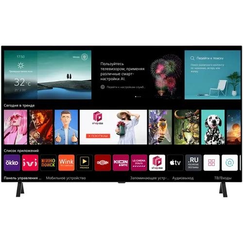 55" (138 см) OLED-телевизор LG OLED55A2RLA черный