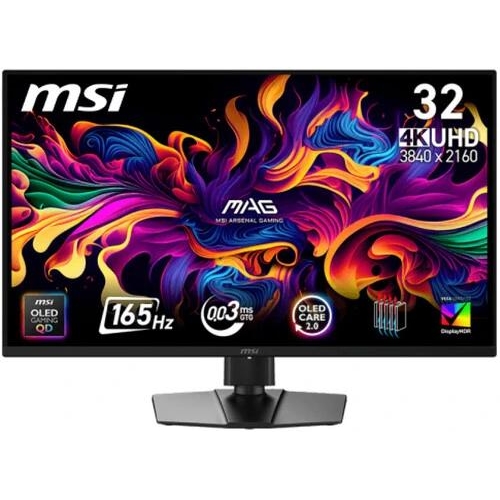 31.5" Монитор MSI MAG 322UP QD-OLED E16 черный