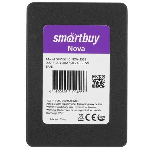 240 ГБ 2.5" SATA накопитель Smartbuy Nova [SBSSD240-NOV-25S3]