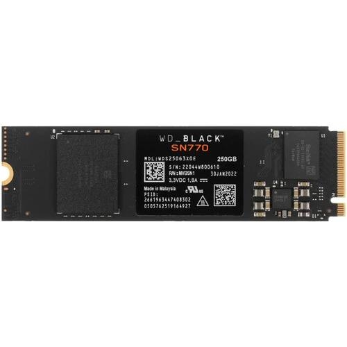 250 ГБ M.2 NVMe накопитель WD Black SN770 [WDS250G3X0E]