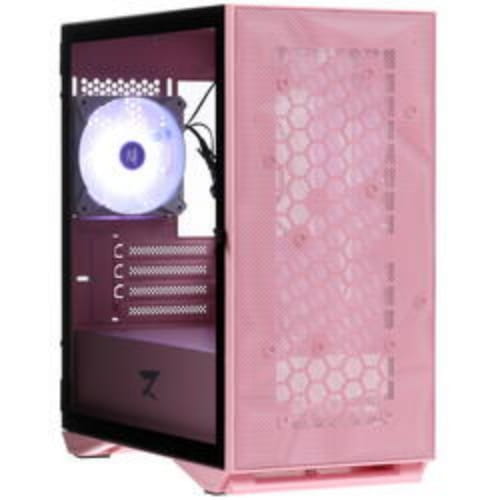 Корпус ZET GAMING Rare Minicase MS3 Mesh PG ARGB розовый