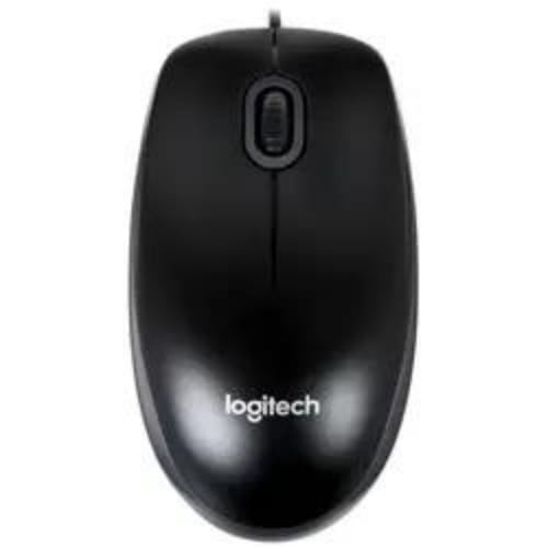 Мышь проводная Logitech B100 [910-003357] черный