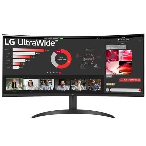 34" Монитор LG UltraWide 34WR50QC-B черный