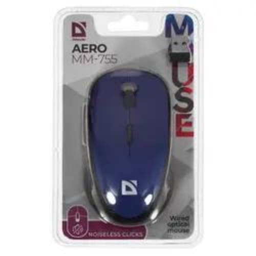 Мышь беспроводная Defender Aero MM-755 6D [52755] синий