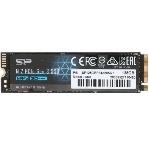 128 ГБ M.2 NVMe накопитель Silicon Power P34A60 [SP128GBP34A60M28]