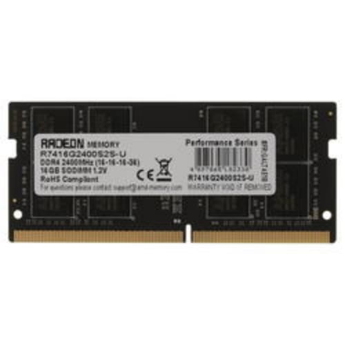 Оперативная память SODIMM AMD Radeon R7 Performance Series [R7416G2400S2S-U] 16 ГБ