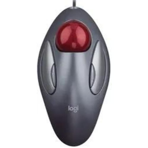 Трекбол проводной Logitech Trackman Marble серебристый