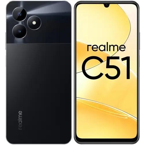 6.74" Смартфон realme C51 128 ГБ черный