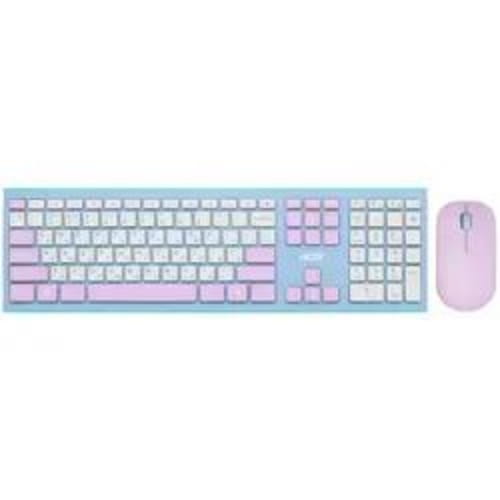 Клавиатура+мышь беспроводная Acer OCC200 фиолетовый