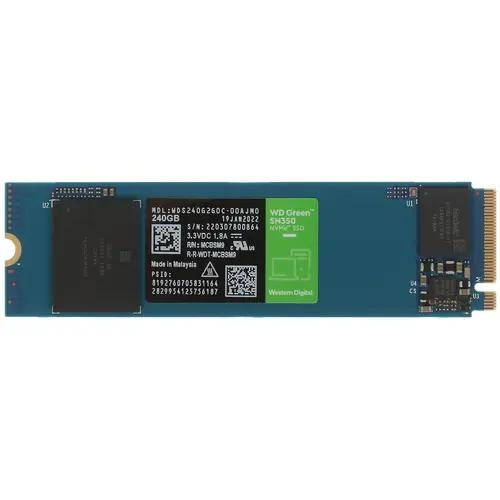 240 ГБ M.2 NVMe накопитель WD Green SN350 [WDS240G2G0C]