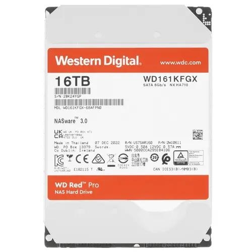 16 ТБ Жесткий диск WD Red Pro [WD161KFGX]