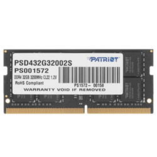 Оперативная память SODIMM Patriot Signature Line [PSD432G32002S] 32 ГБ