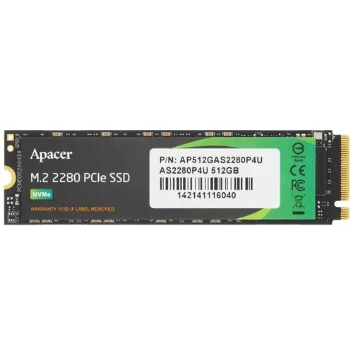 512 ГБ M.2 NVMe накопитель Apacer AS2280P4U [AP512GAS2280P4U-1]