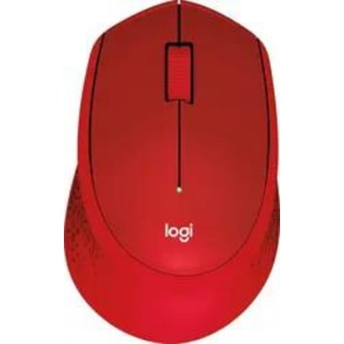 Мышь беспроводная Logitech M330 SILENT PLUS [910-004911] красный