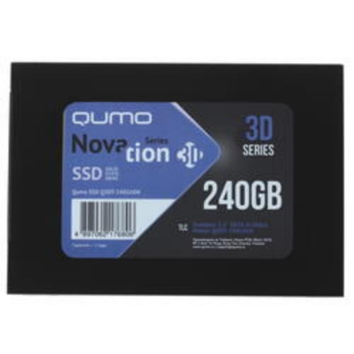 240 ГБ 2.5" SATA накопитель QUMO Novation 3D [Q3DT-240GAEN]