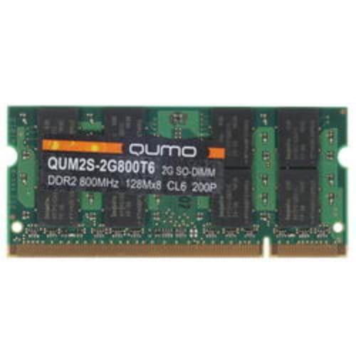 Оперативная память SODIMM QUMO [QUM2S-2G800T6] 2 ГБ